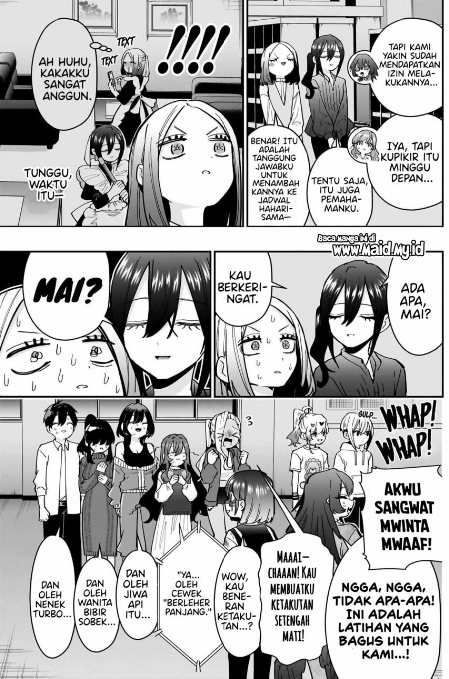 Kimi no Koto ga Dai Dai Dai Dai Daisuki na 100-ri no Kanojo Chapter 137 Bahasa Indonesia